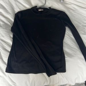 Black turtle neck